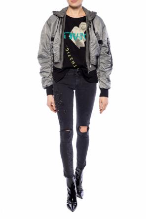 Sewn-in zip t-shirt, zdjęcie 2 Sewn-in zip t-shirt od Diesel